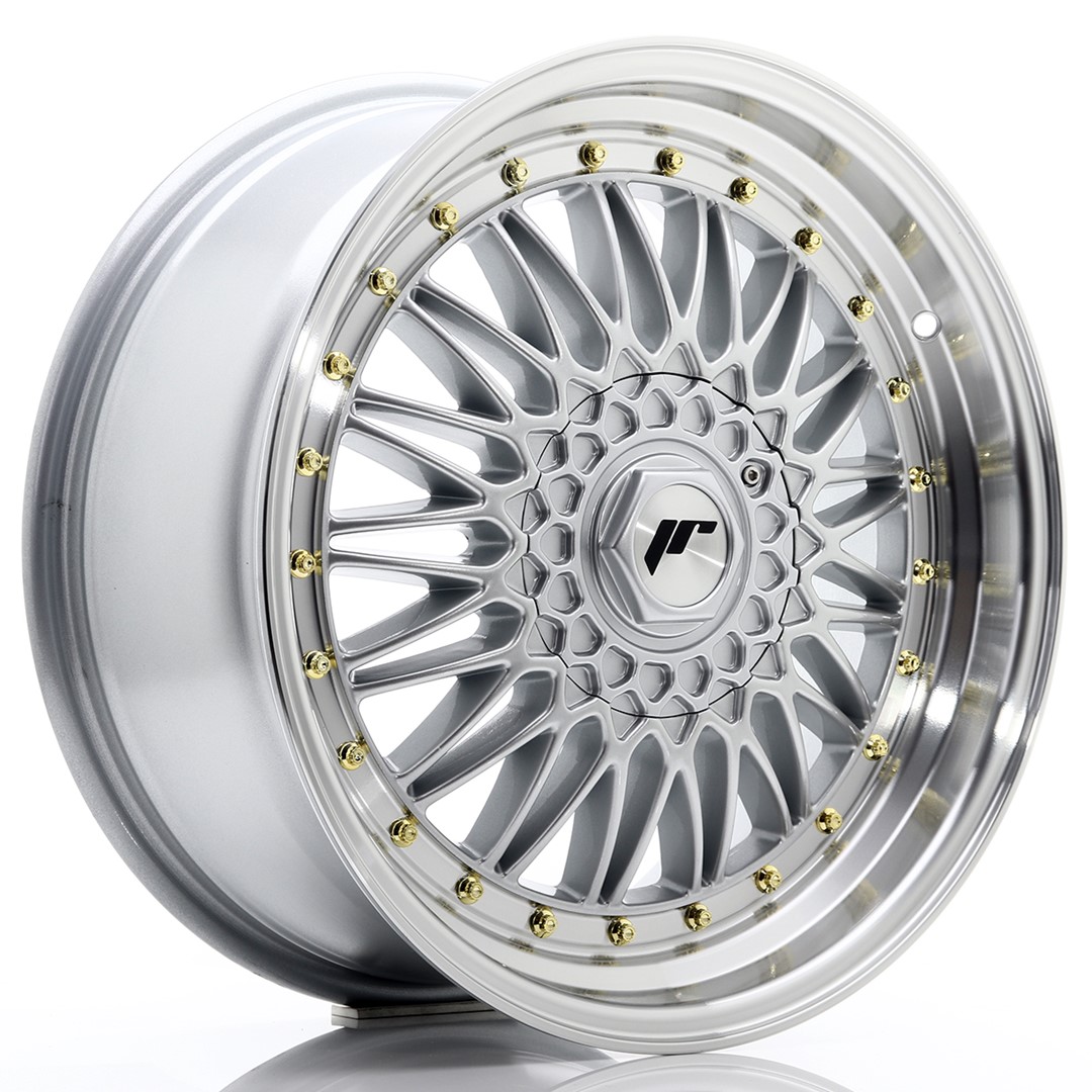 Japan Racing JR9 18x8 ET35 5x112/120 Silver Machined Lip