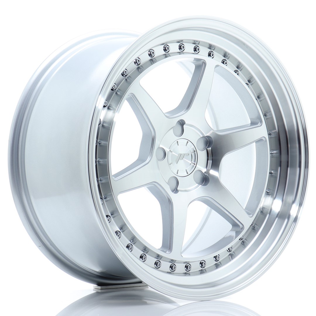 Japan Racing JR43 18x9.5 ET15-35 Blank (5H) Silver Machined Face