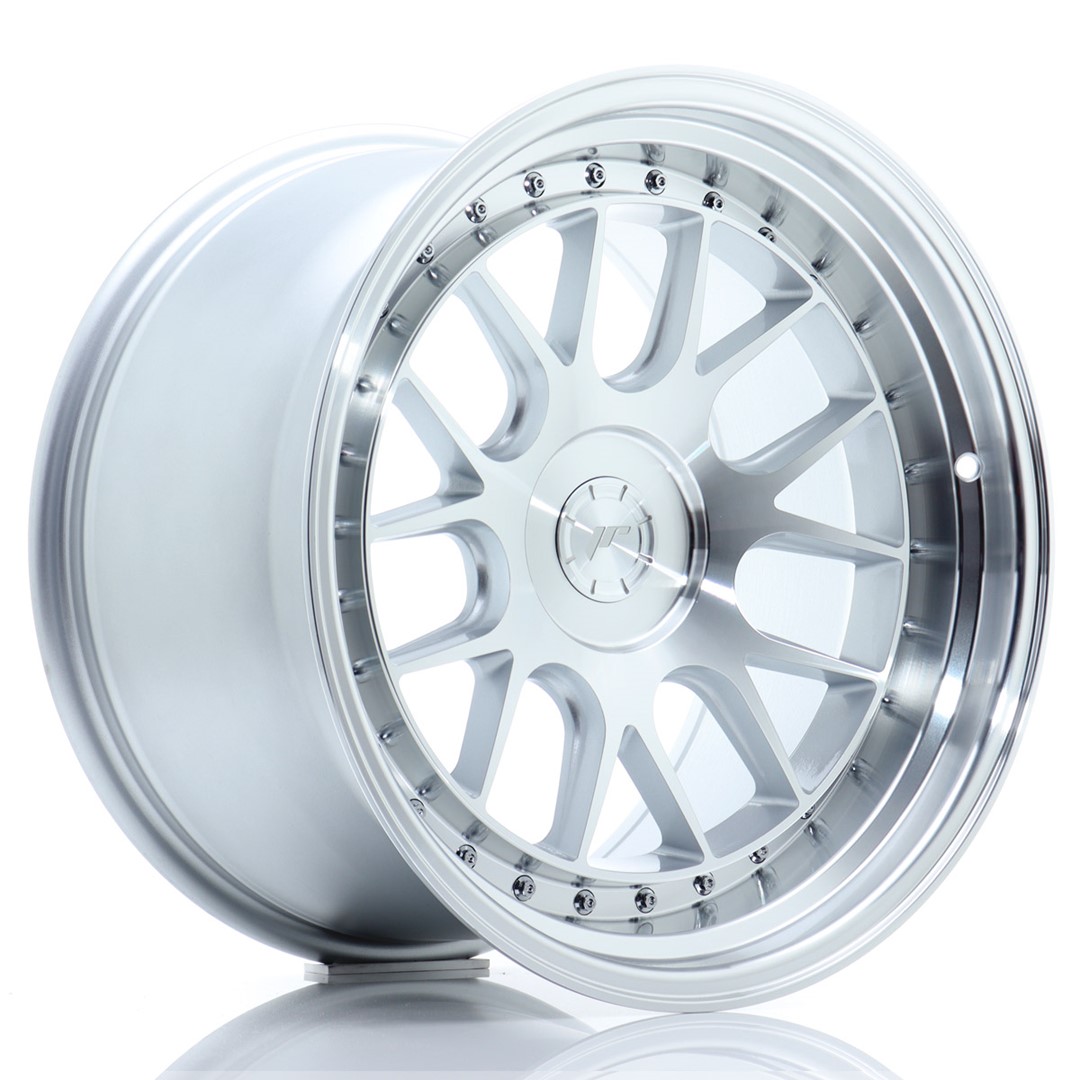 Japan Racing JR40 18x10.5 ET15-22 Silver Machined Face (ET und LK frei wählbar)