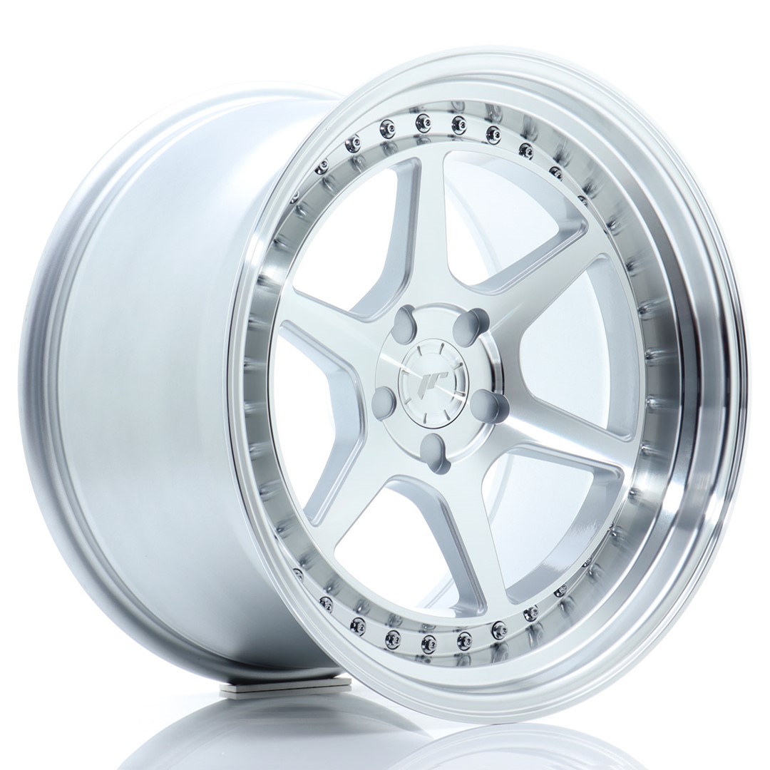 Japan Racing JR43 18x10.5 ET15-22 Blank (5H) Argento Machined Face