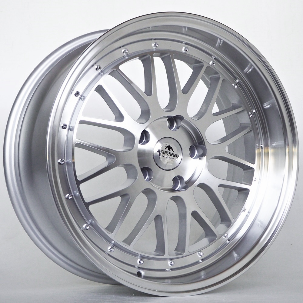 Forzza Wheels SPOT 19x8.5 ET25 5x112 Silver Face Machined