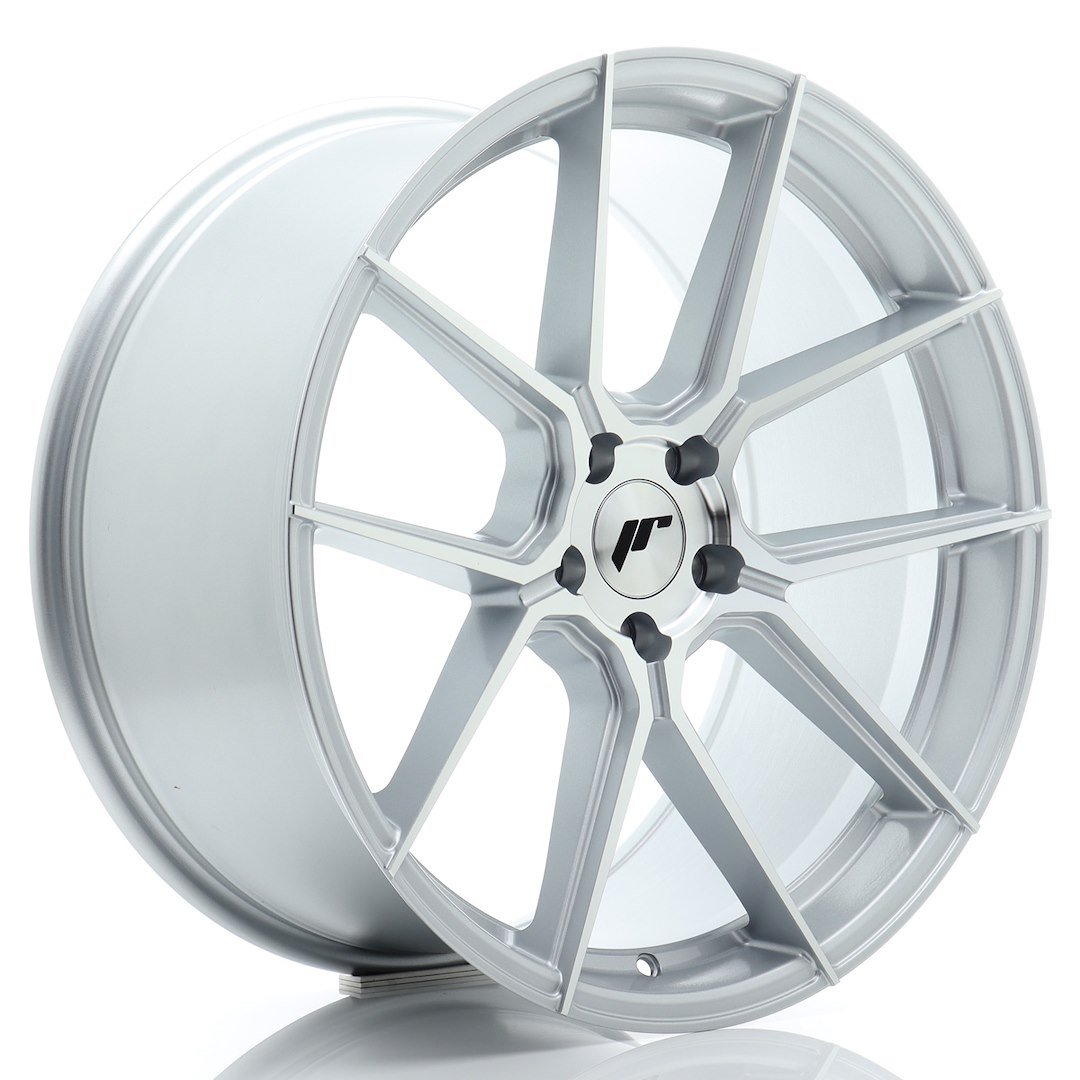 Japan Racing JR30 20x10 ET41 5x120 Silver con Faccia Lavorata