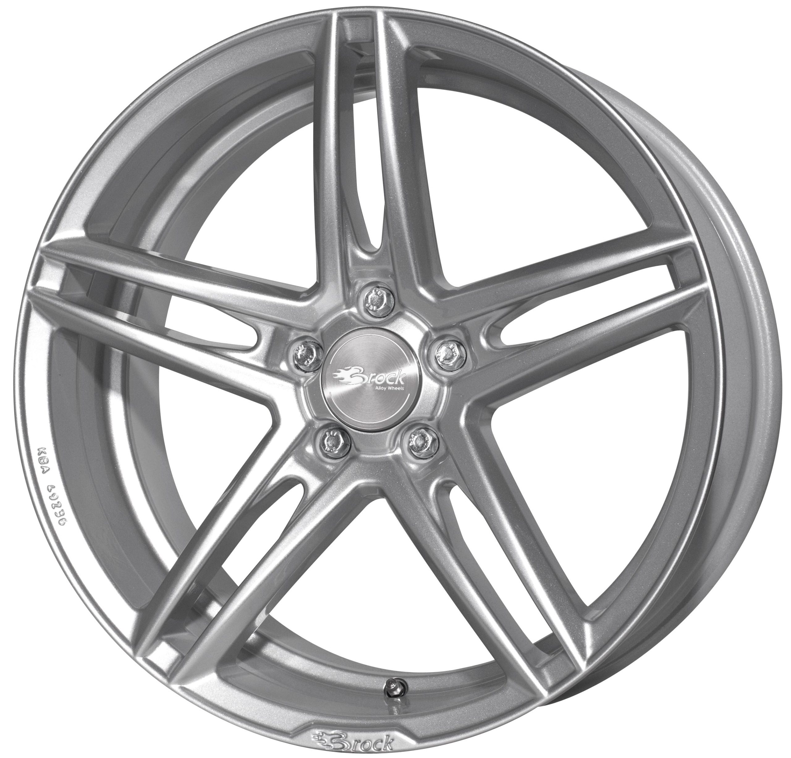 Brock B33 18x8.5 ET38 5x114.3 Kristallsilber (KS)