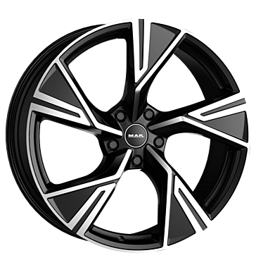 MAK STARK 19x8.5 ET37 5x112 Black Mirror