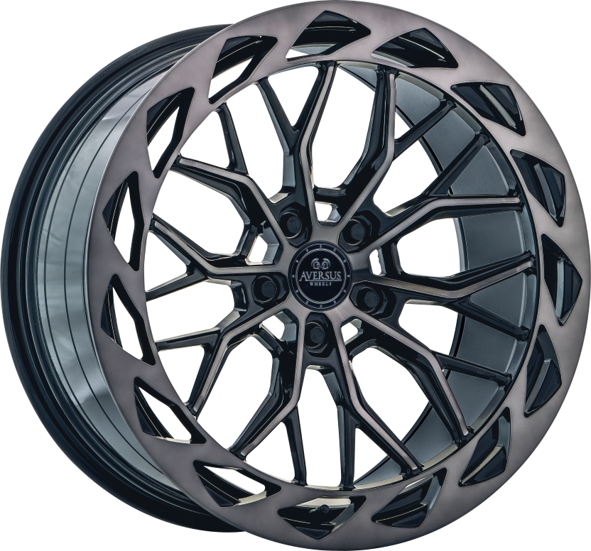 Aversus HANNIBAL 20x10 ET22 5x112 Noir Brillant Noir Poli