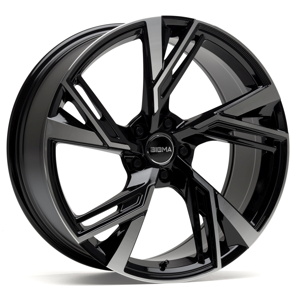 Sigma 803 19x8.5 ET40 5x112 Higloss-Black-Polished
