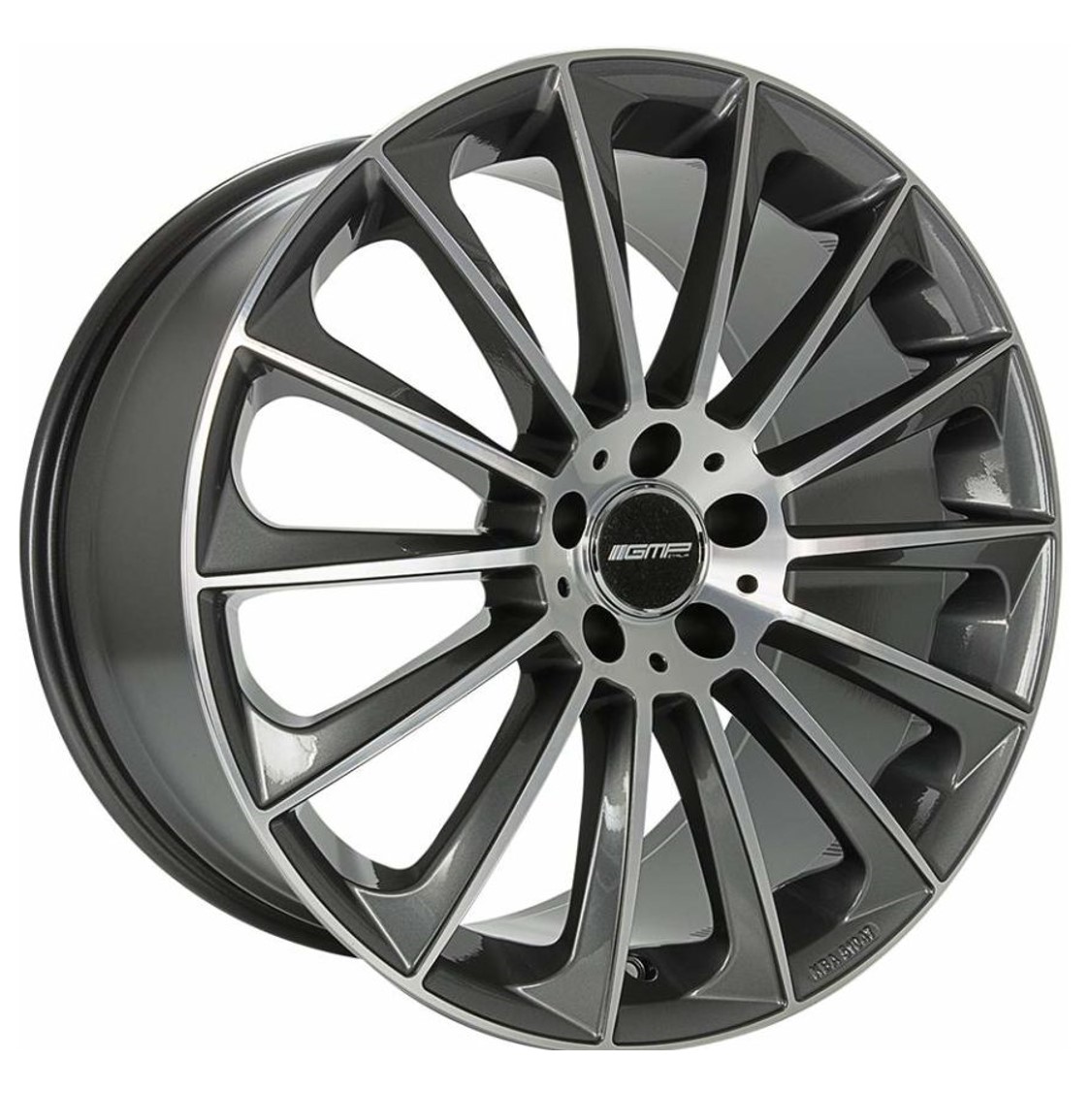 GMP STELLAR 18x8 ET35 5x112 Anthracite Diamond