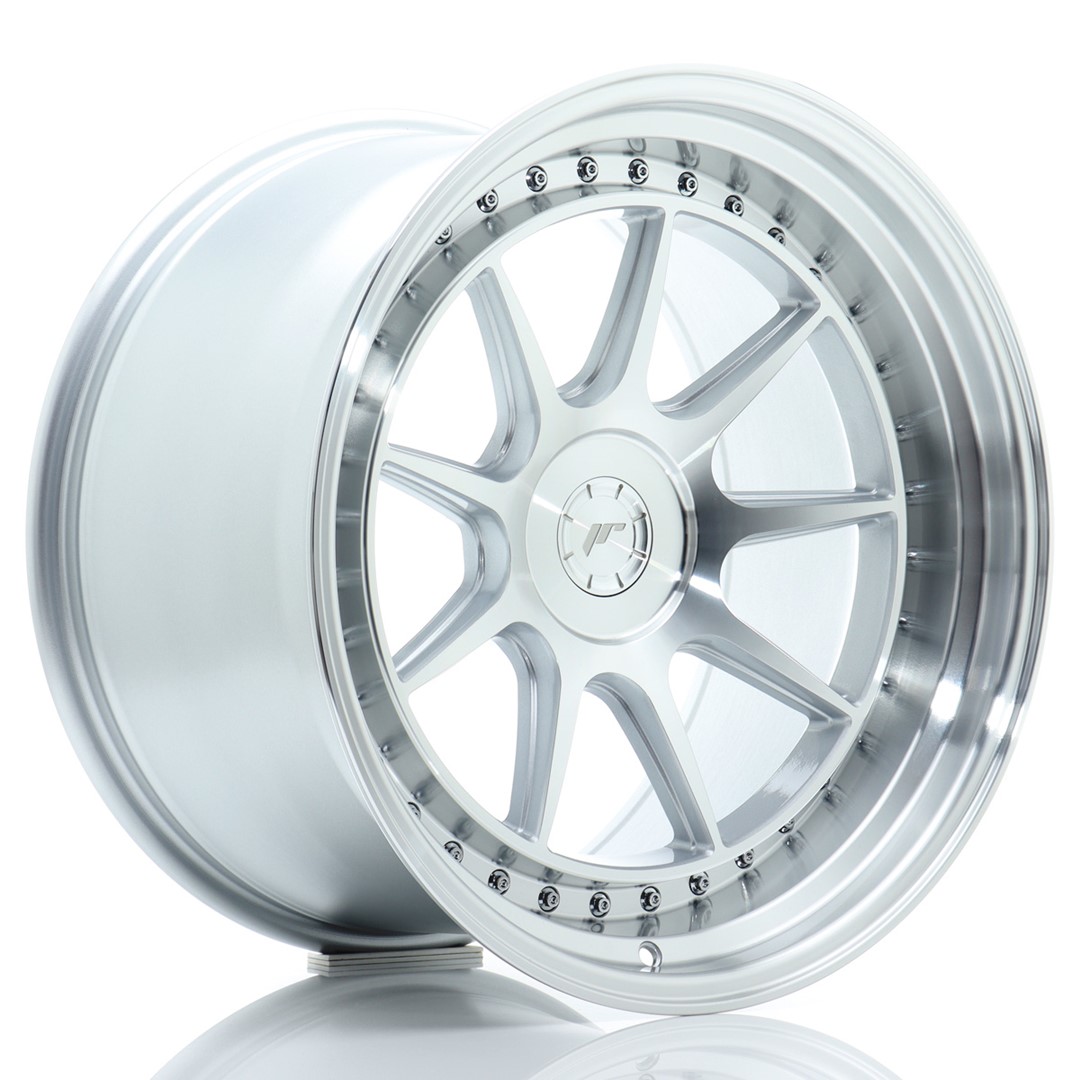Japan Racing JR47 19x11 ET0-25 Silver Machined Face (ET und LK frei wählbar)