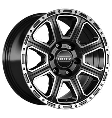 Dotz Kalahari in Black Polished Farbe