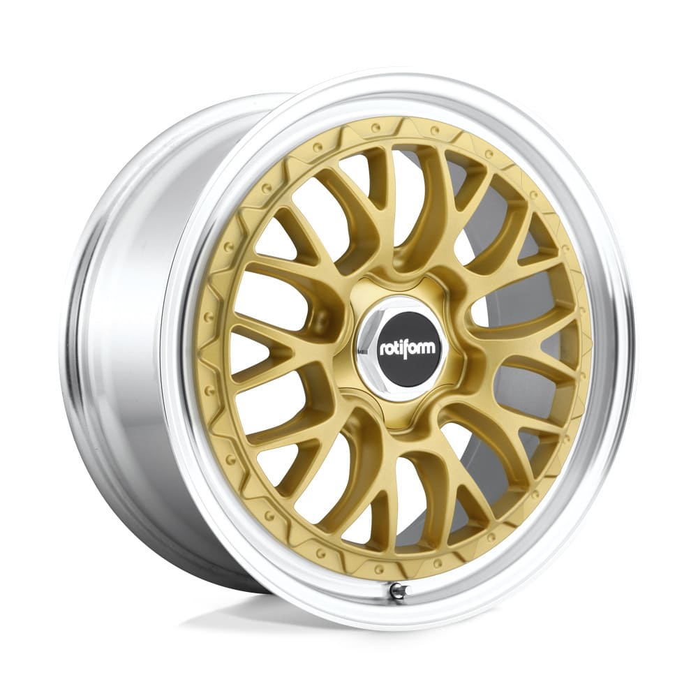 Rotiform LSR in Matte Gold Machined Farbe