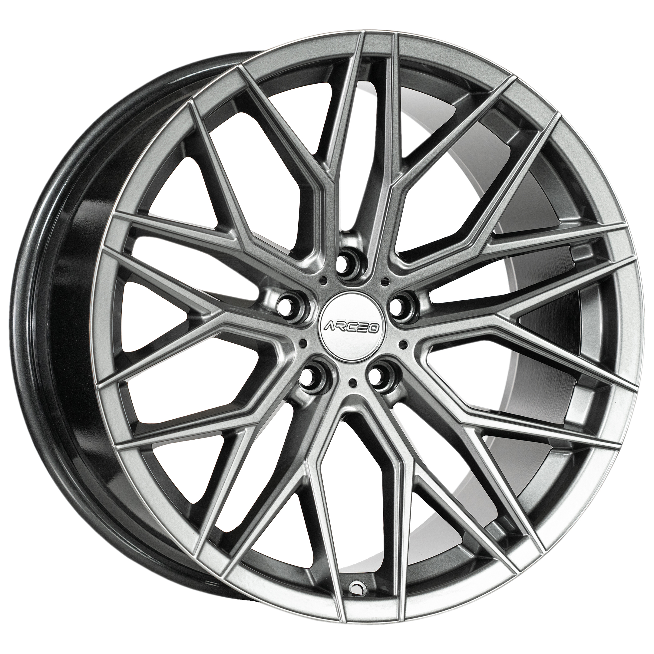 Arceo VALENCIA 19x8.5 ET33 5x120 Silver Diamond