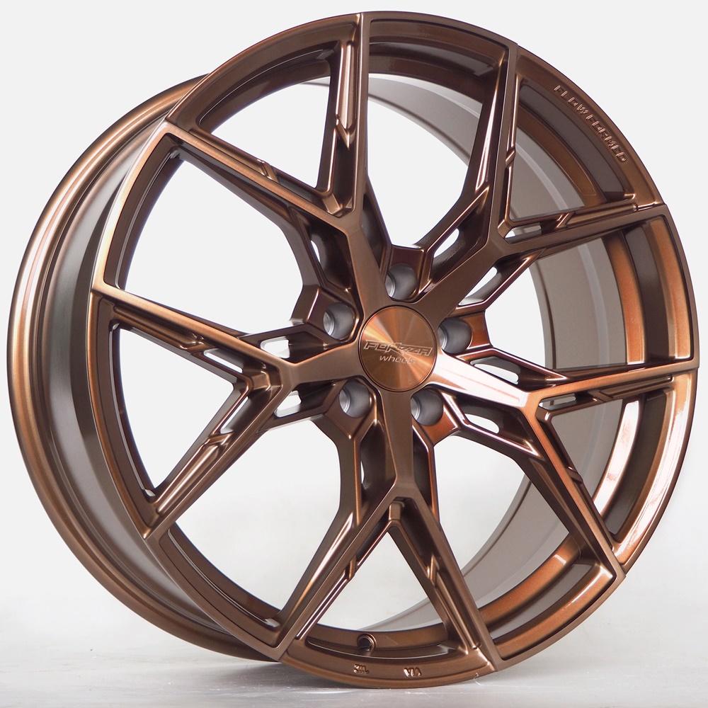 Forzza Wheels GRAVITY 20x8.5 ET25 5x112 Bronze Brossé + Vernis Transparent Bronze