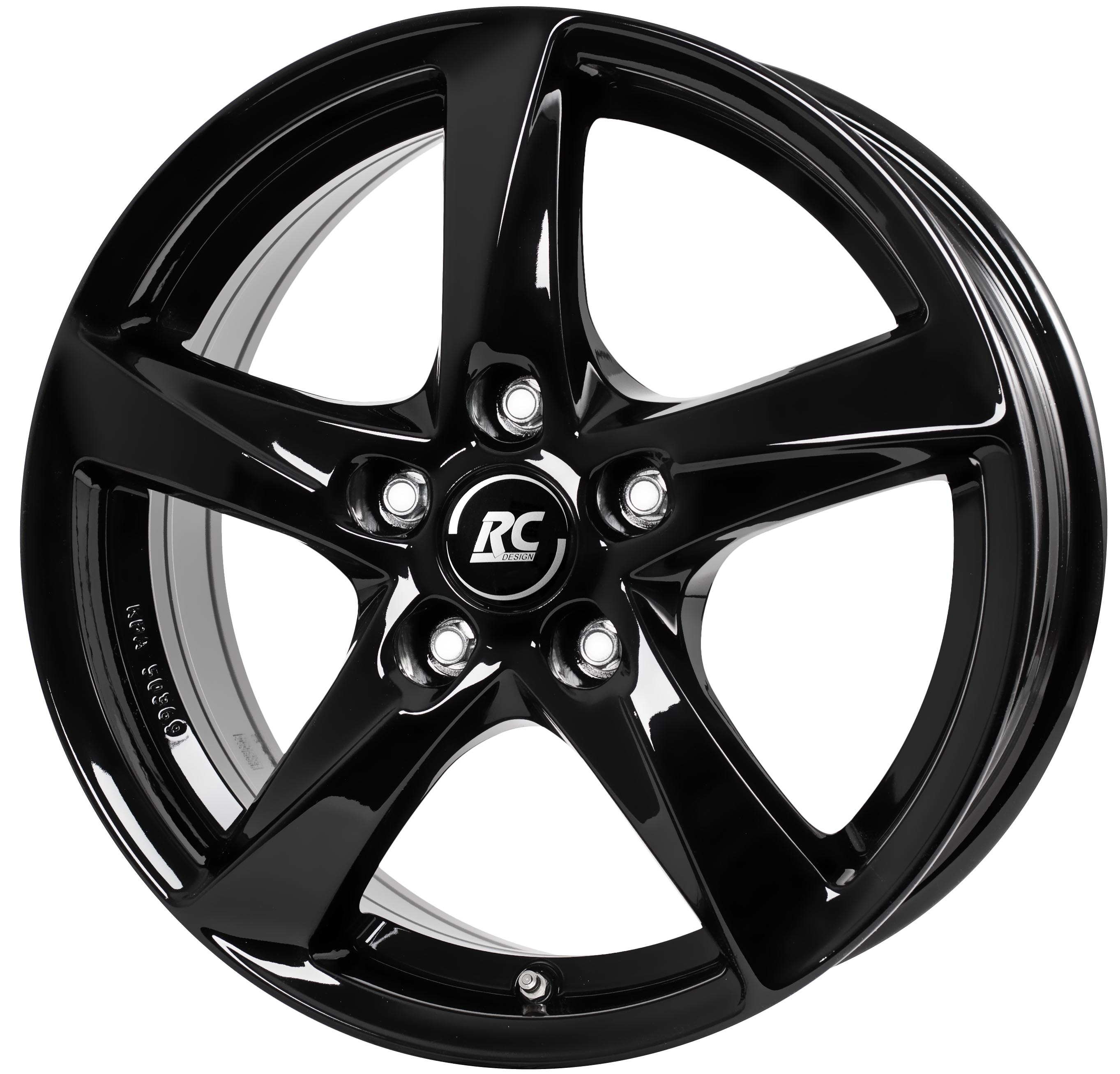 RC Design RC30, 7x16 5x108 ET46 65.1 PT Schwarz Glanz (SG)
