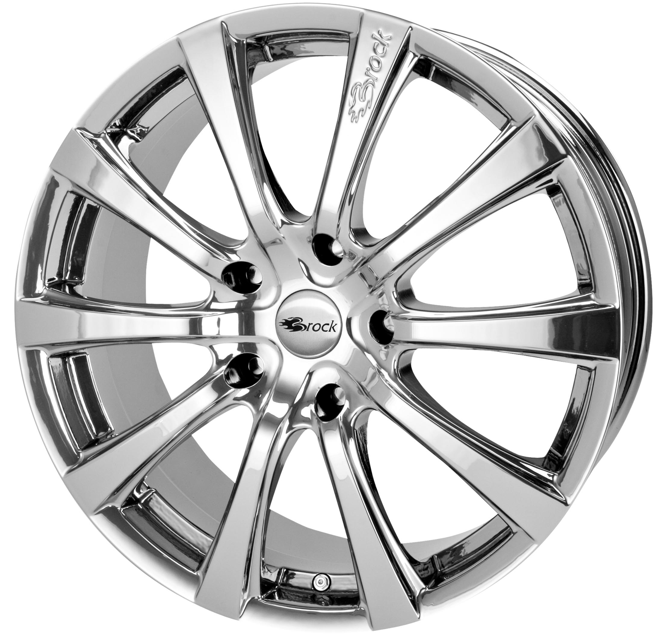 Brock B21 22x10 ET25 5x139.7 Surface like Chrome (SLC)