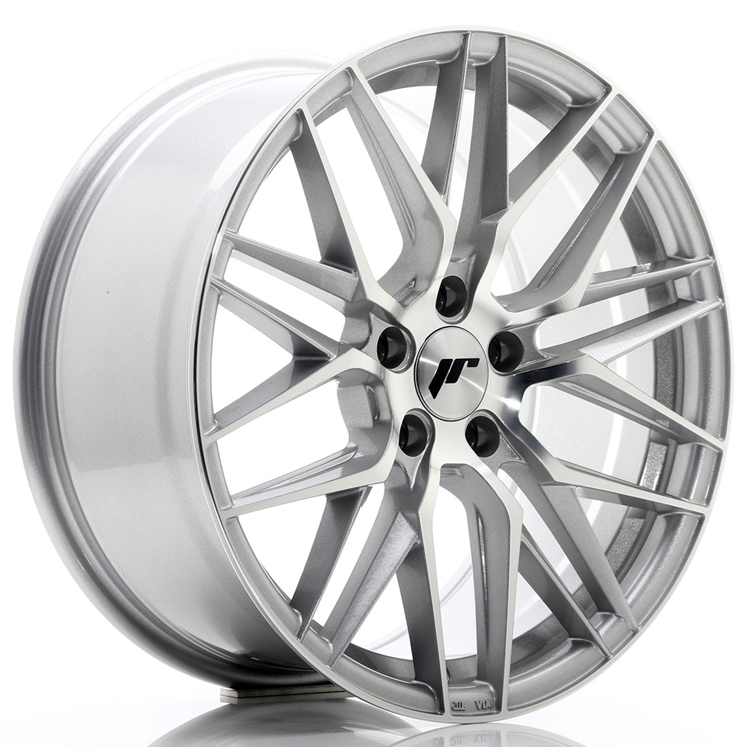 Japan Racing JR28 18x8.5 ET40 5x112 Silver Machined Face