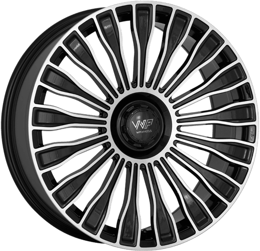 WP Wheels 882 in Glanz Schwarz Frontpoliert Farbe