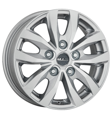 MAK LOAD5 16x6.5 ET50 5x112 Silver