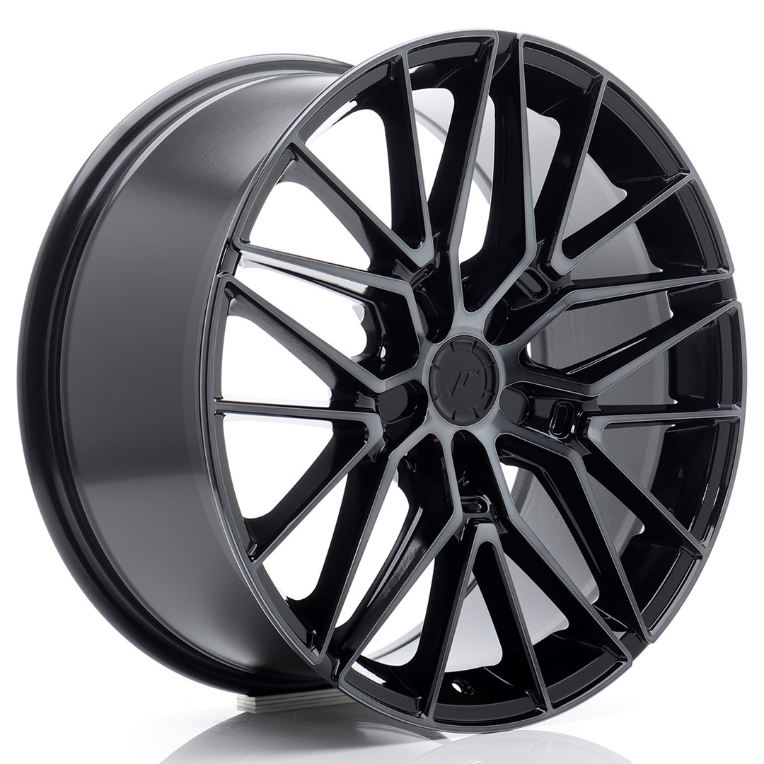 Japan Racing JR38 19x8.5 ET20-45 Blank (5H) Black Machined Tinted Face