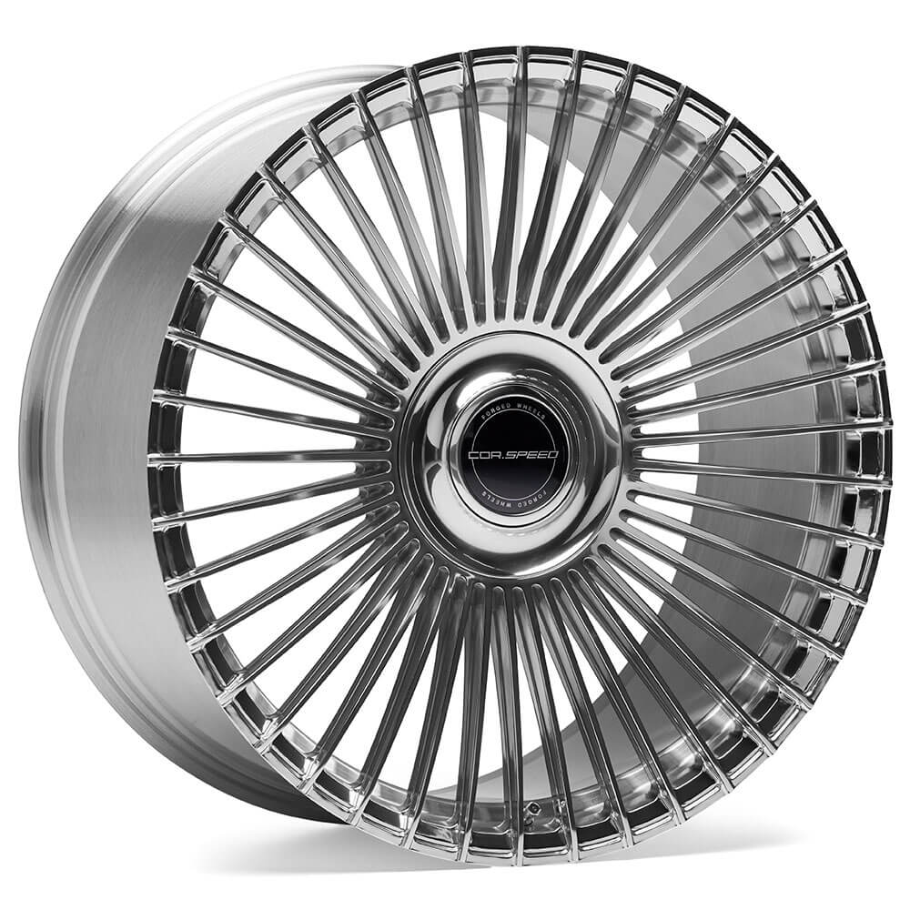 Corspeed Forged F03 20x10 ET et entraxe sélectionnables, Poli Intégral