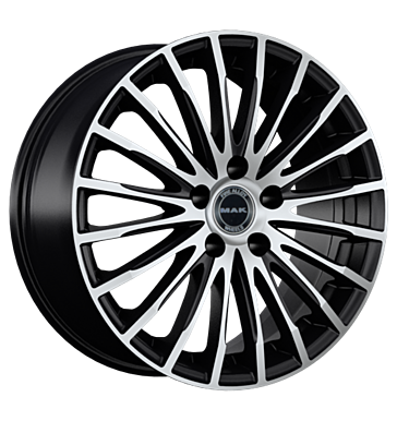MAK STARLIGHT 18x8 ET25 5x112 Ice Black