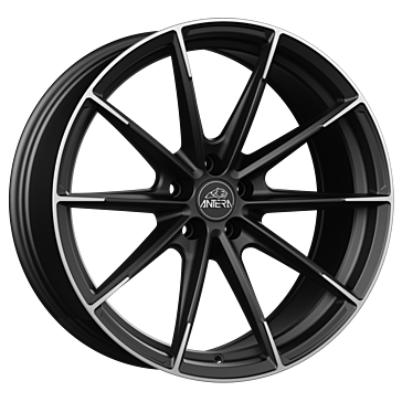 Antera A125 20x8.5 ET30 5x112 Satin Black Diamond