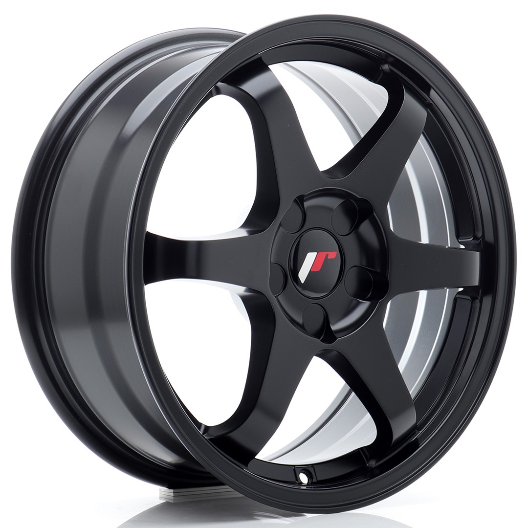 Japan Racing JR3 17x7 ET20-42 Matt Black (ET und LK frei wählbar)