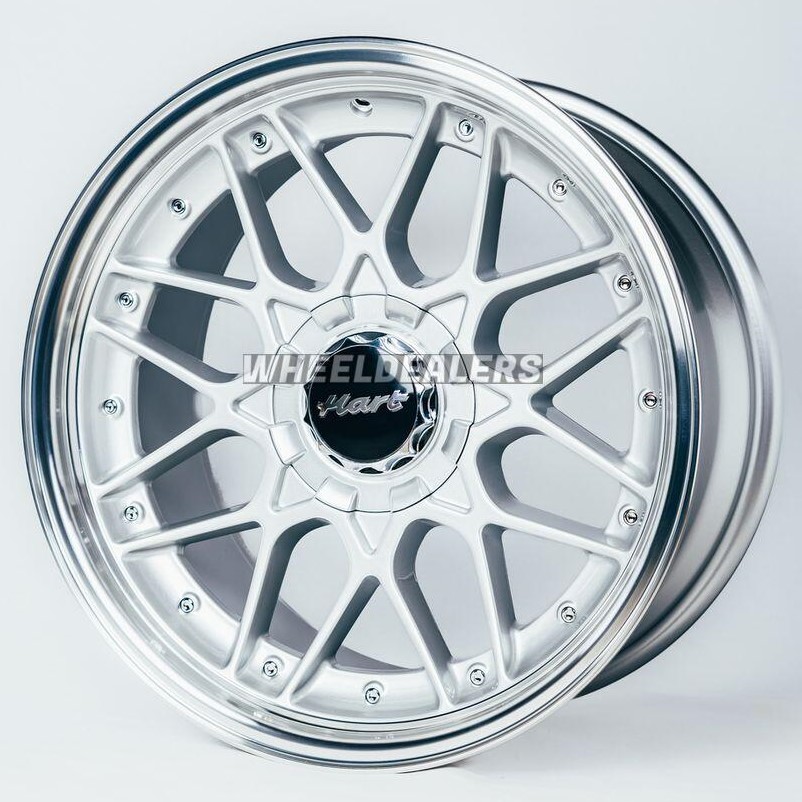 Hart HR83 18x10 ET15 5x114.3/120 Silver And Diamond Cut Lip
