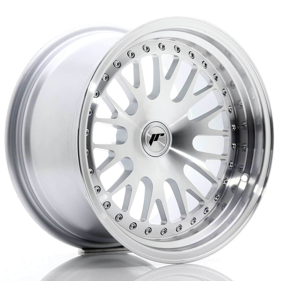 Japan Racing JR10 16x9 ET10-20 Silver Machined Face (ET und LK frei wählbar)
