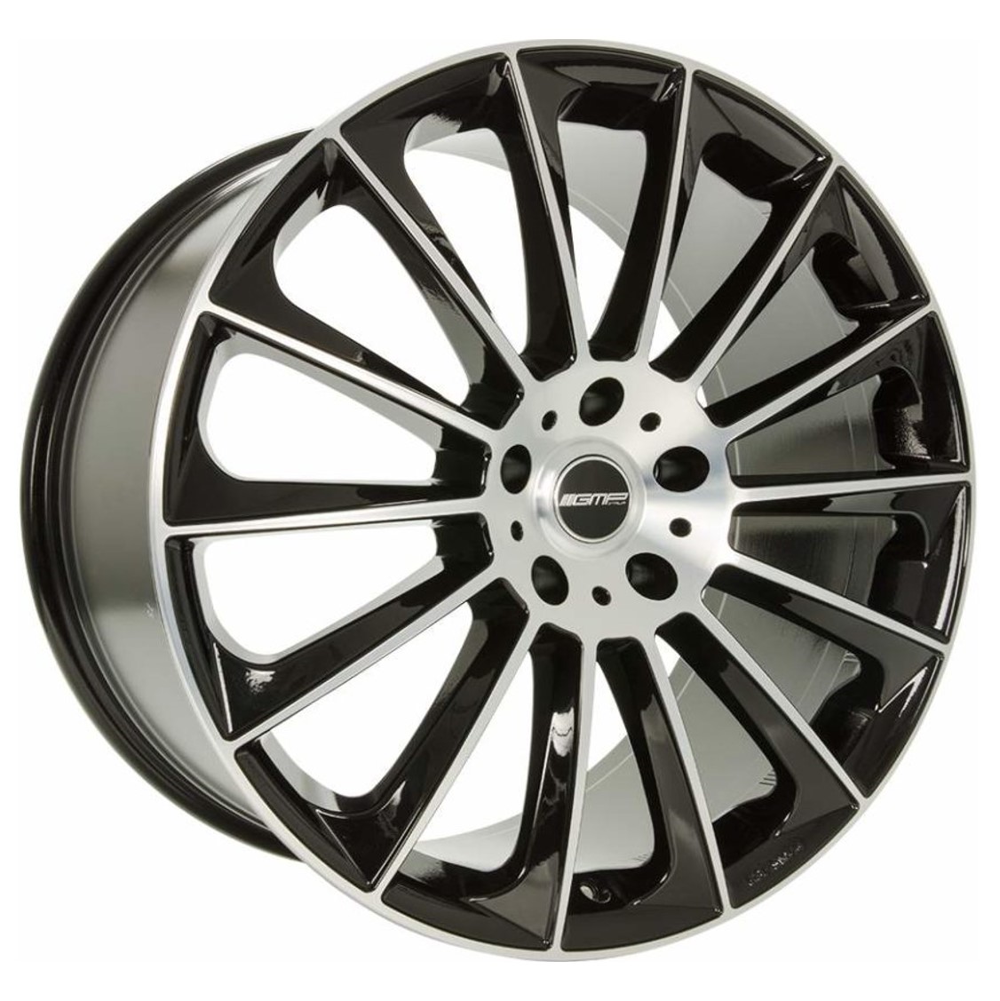 GMP STELLAR 22x9 ET25 5x112 Black Diamond