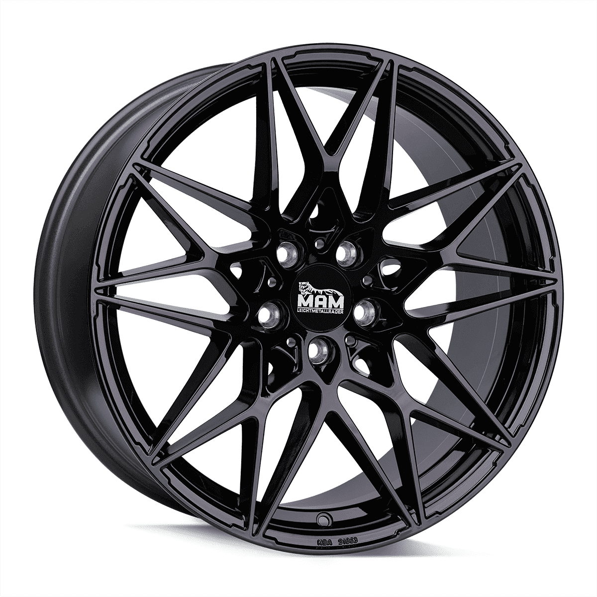 MAM Felgen B2 20x8.5 ET35 5x120 Black Painted