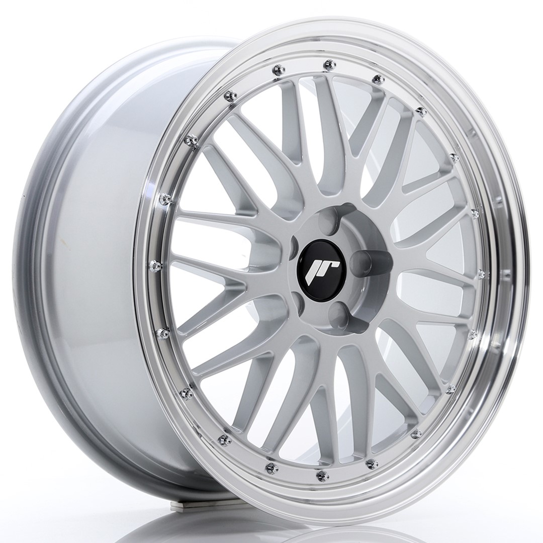 Japan Racing JR23 20x9 ET28 5x112 Hyper Silver Machined Lip
