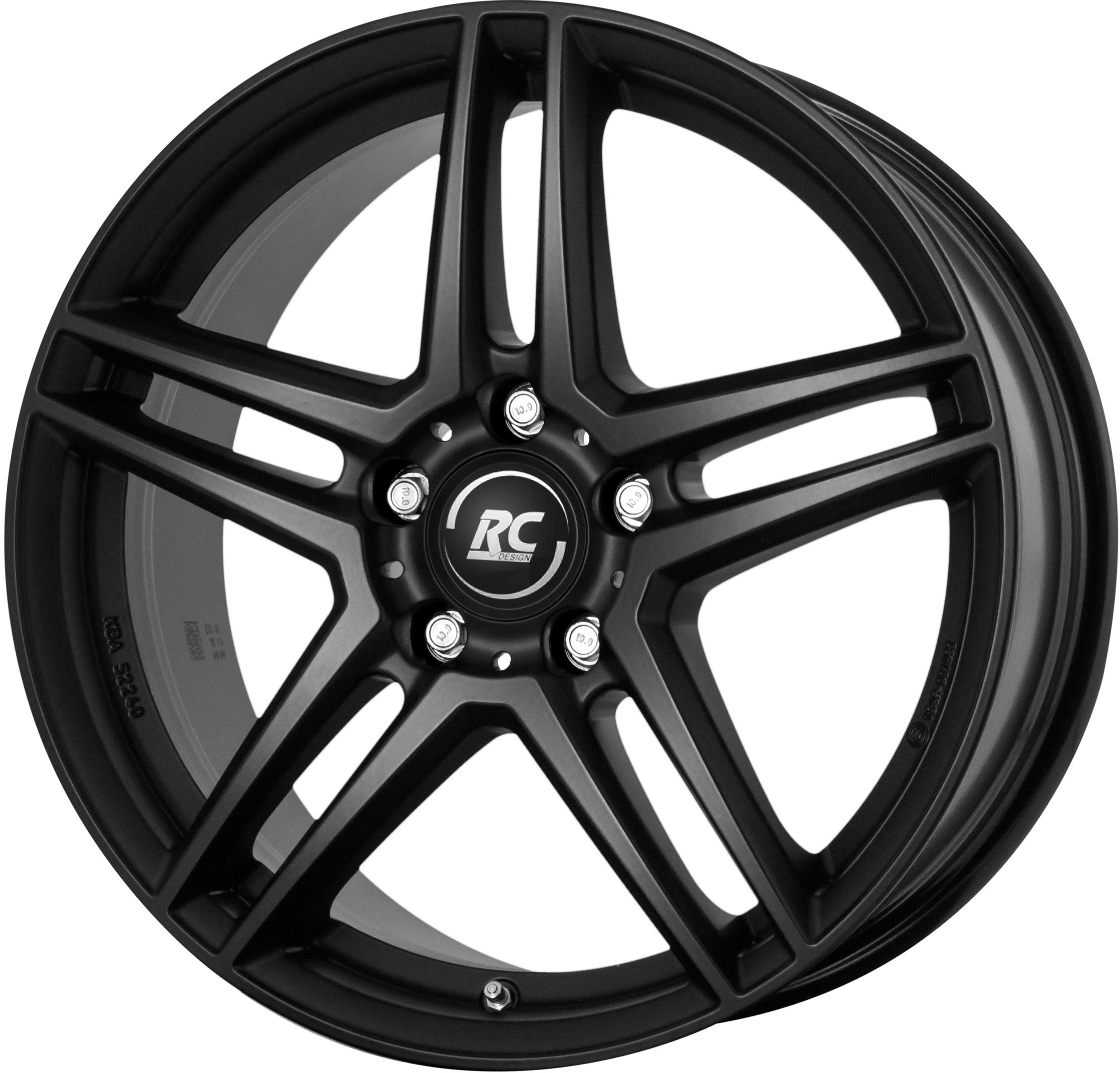 RC Design RCD17, 7x17 5x112 ET44 66.6 D4 Satin Black Matt (SBM)