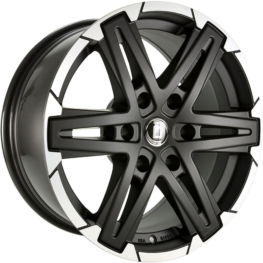 Diewe Wheels Grezzo in Nero Machined Farbe