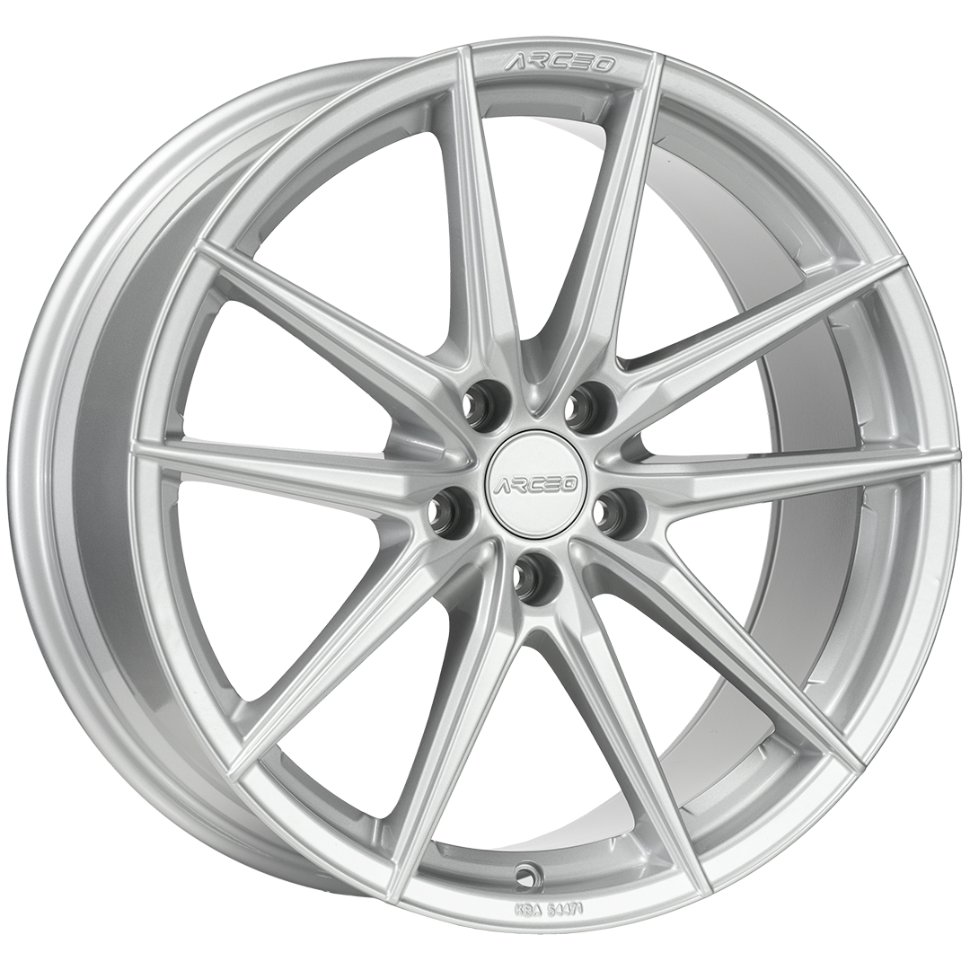 Arceo MONACO 19x8.5 ET45 5x112 White Silver