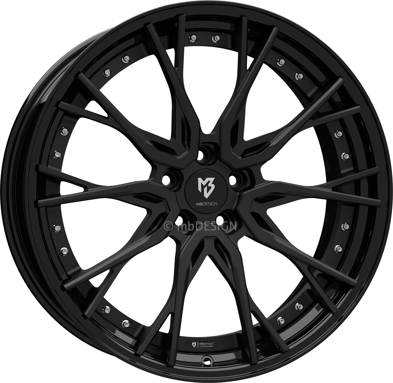 mbDESIGN KV3.2 21x9 ET28 5x120 Nero Opaco/Nero Lucido