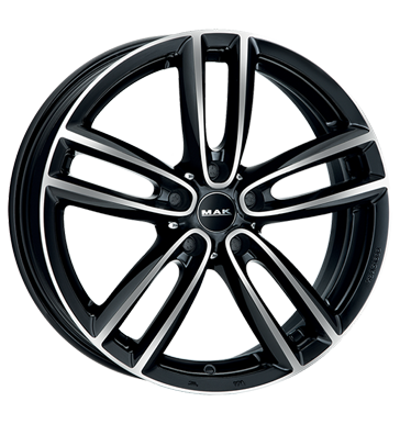 MAK OXFORD 17x7.5 ET42 5x112 Black Mirror
