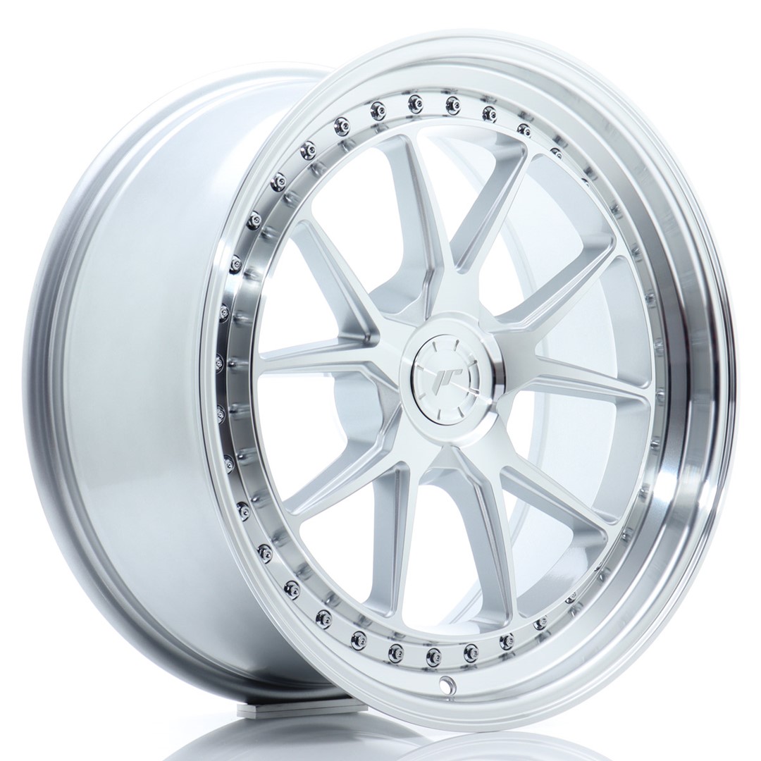 Japan Racing JR39 19x9 ET15-40 Argent usiné face (ET et entraxe sélectionnables)