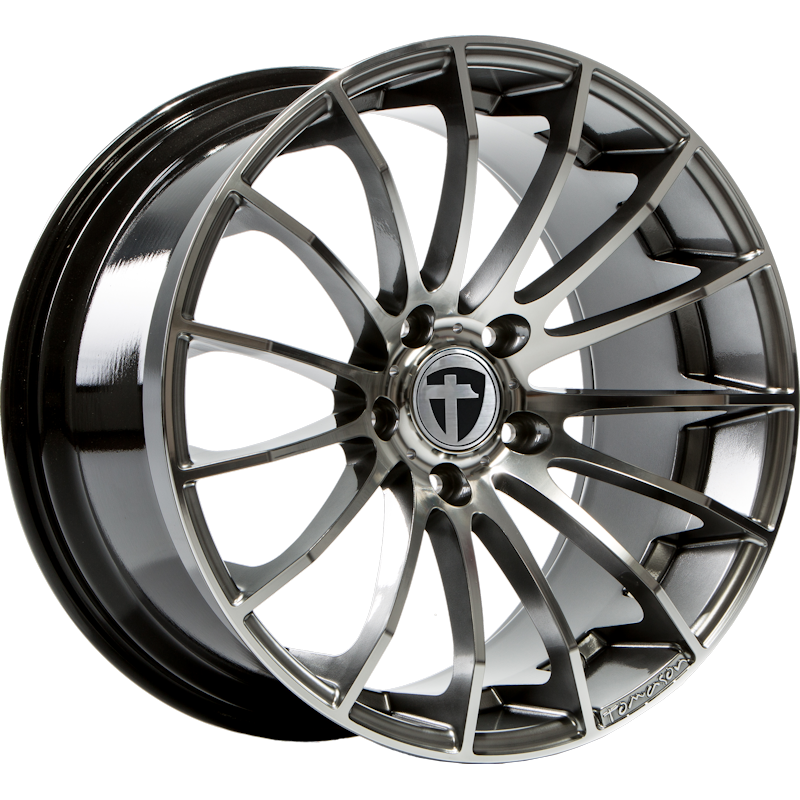 Tomason TN9 19x8.5 ET30 5x112 Hyperblack Diamond Polished