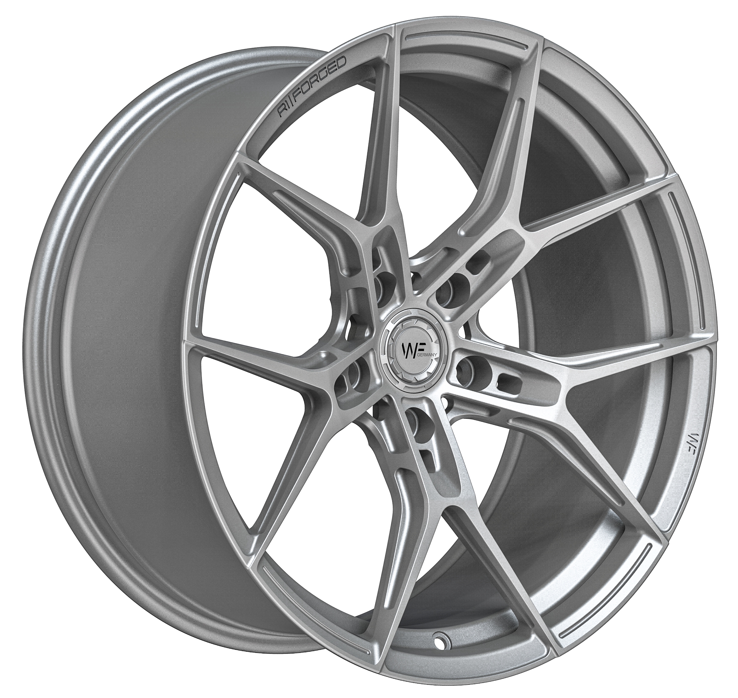 Wheelforce Wheels R.1-FG 19x10.5 ET39 5x120 Frozen Silver