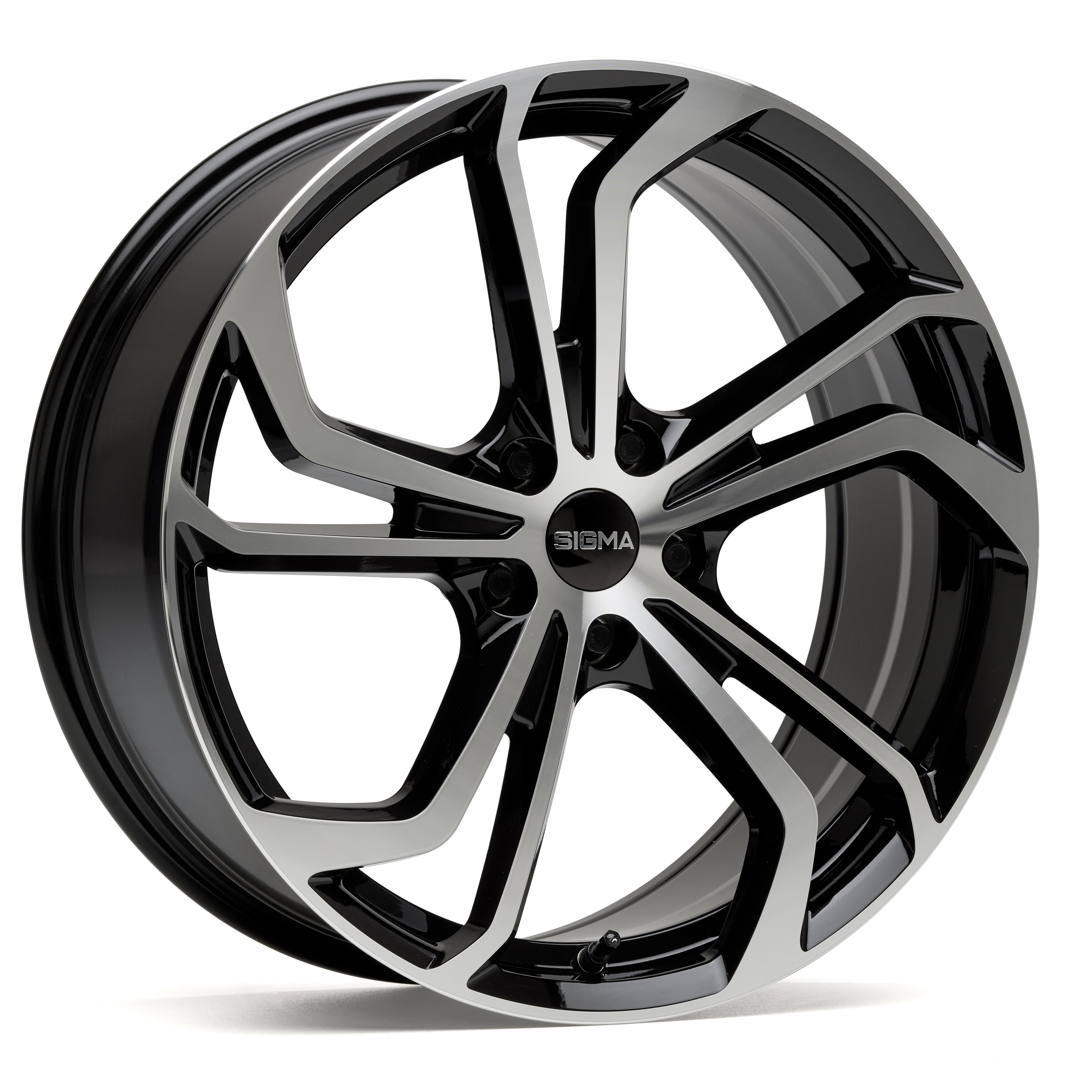 Sigma 996 18x7.5 ET42 5x112 Noir Face Usinée