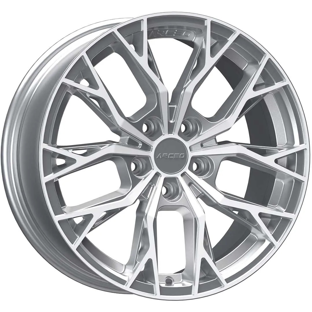 Arceo ROMA 17x7.5 ET35 5x110 Silver Diamond