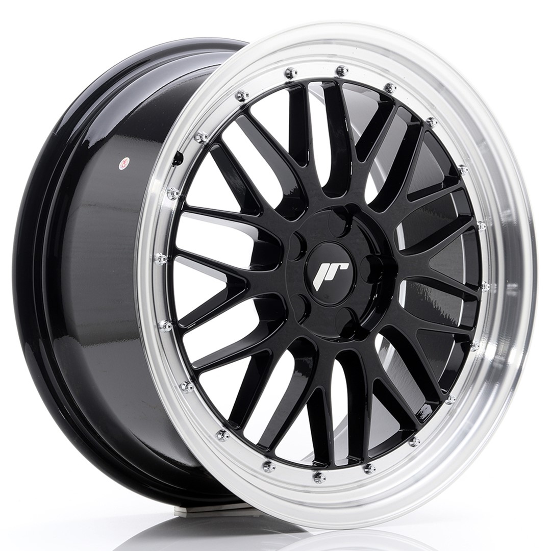 Japan Racing JR23 19x8.5 ET20-50 Blank Gloss Black Machined Lip