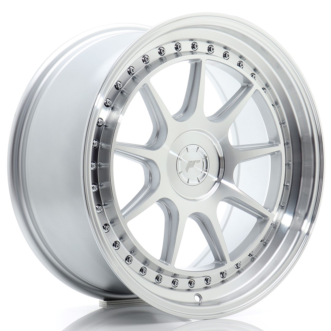 Japan Racing JR47 18x8.5 ET15-35 Argent Usiné (ET et PCD sélectionnables librement)