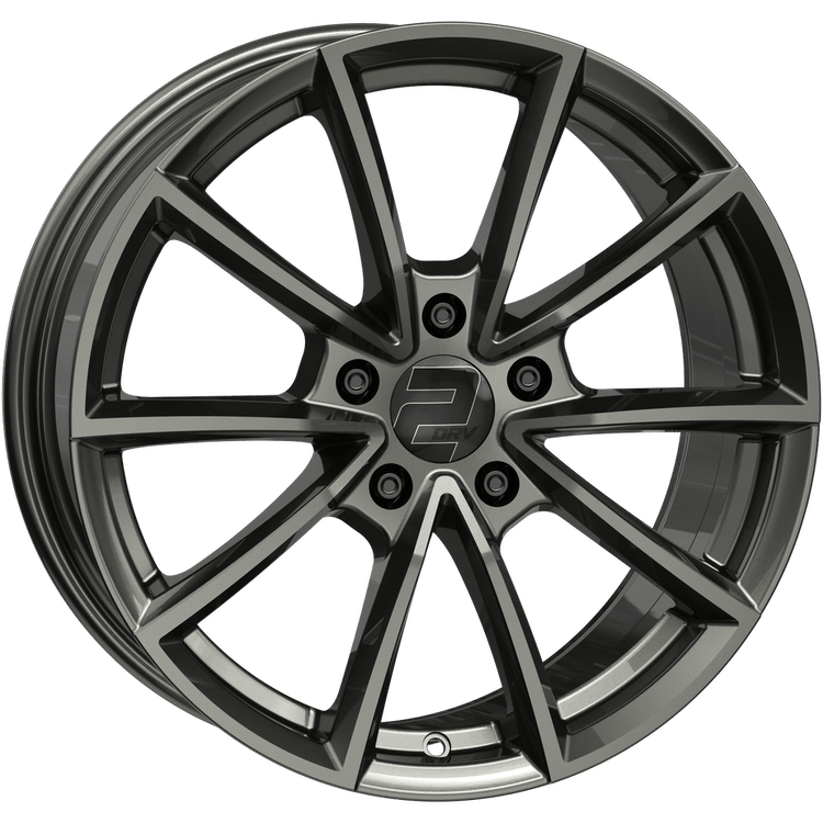 2DRV WH28 19x8 ET35 5x120 Dark Gunmetal Lackiert