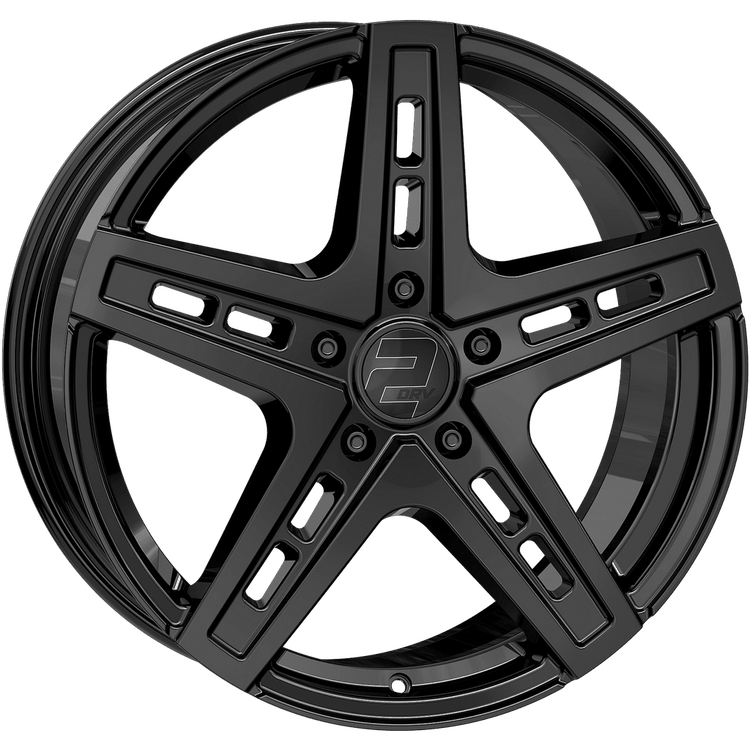 2DRV WH38 20x9 ET35 5x112 Noir brillant peint