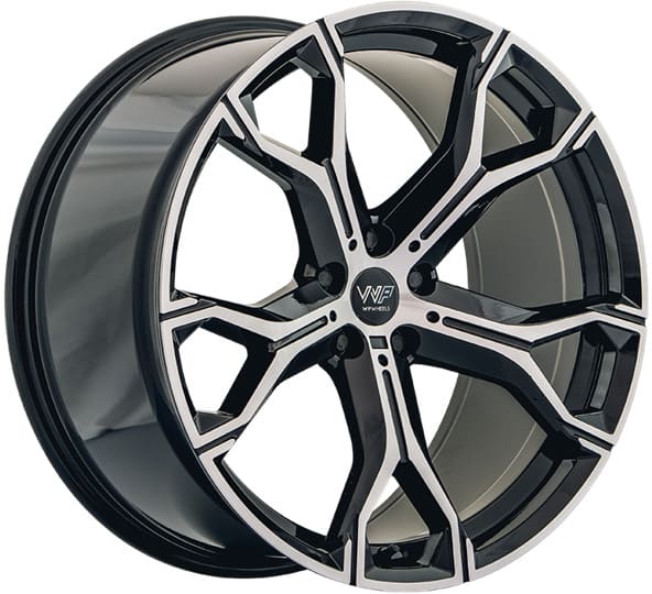 WP Wheels 679 in Glanz Schwarz Frontpoliert Farbe