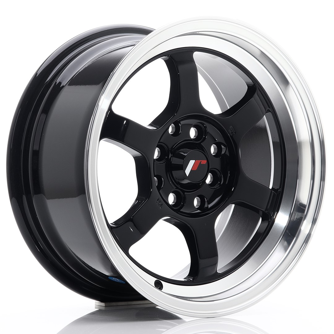 Japan Racing JR12 15x7.5 ET26 4x100/114.3 Gloss Black