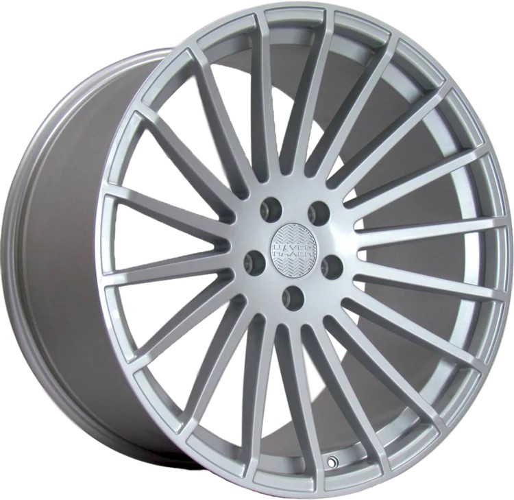 Haxer HX010 22x10.5 ET40 5x120 Silver Shining