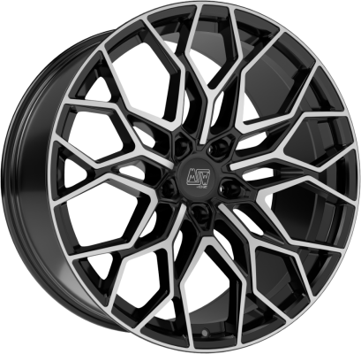 MSW 51 21x10 ET43 5x130 Gloss Black Full Polished