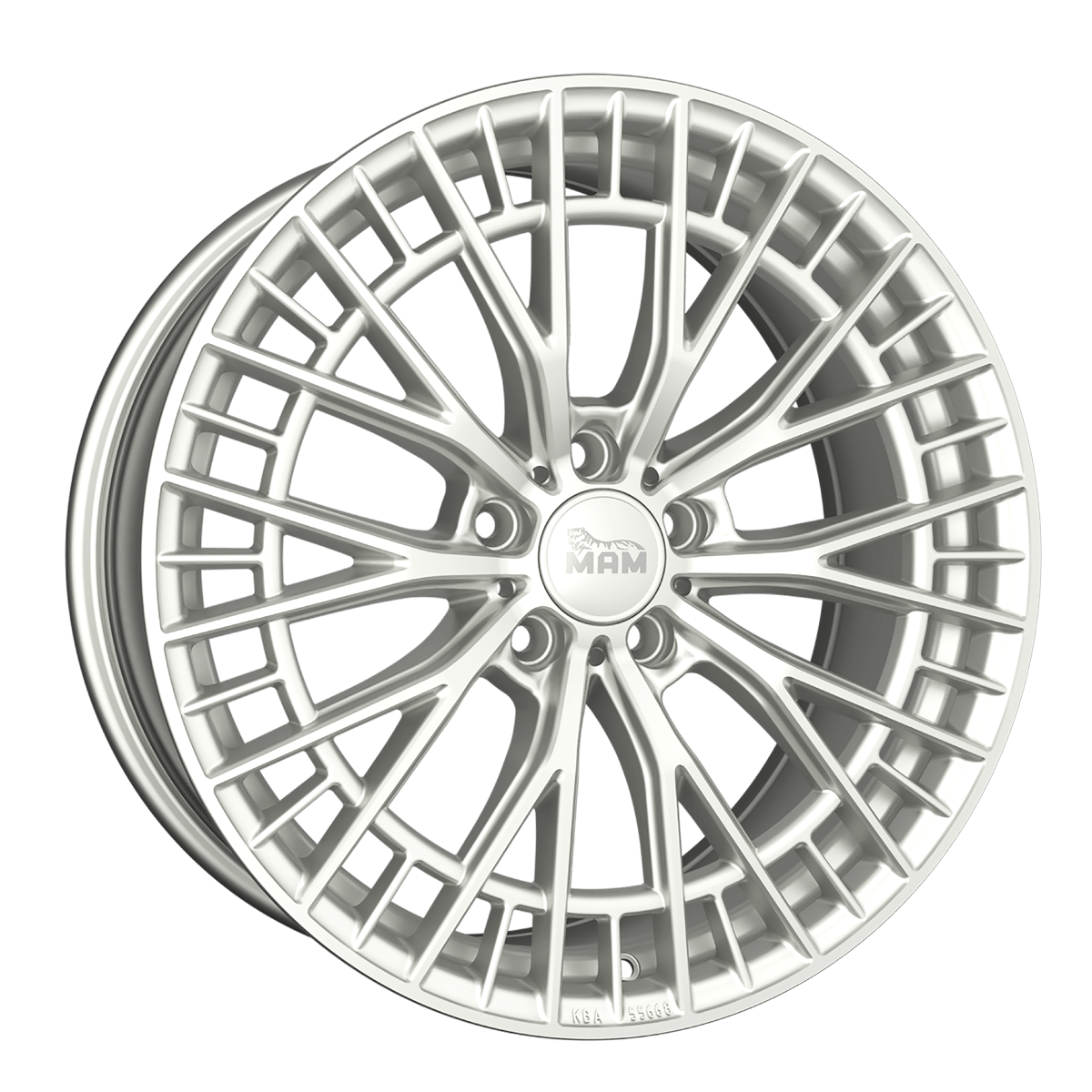 MAM Felgen GT2 19x8.5 ET35 5x120 Silver Painted